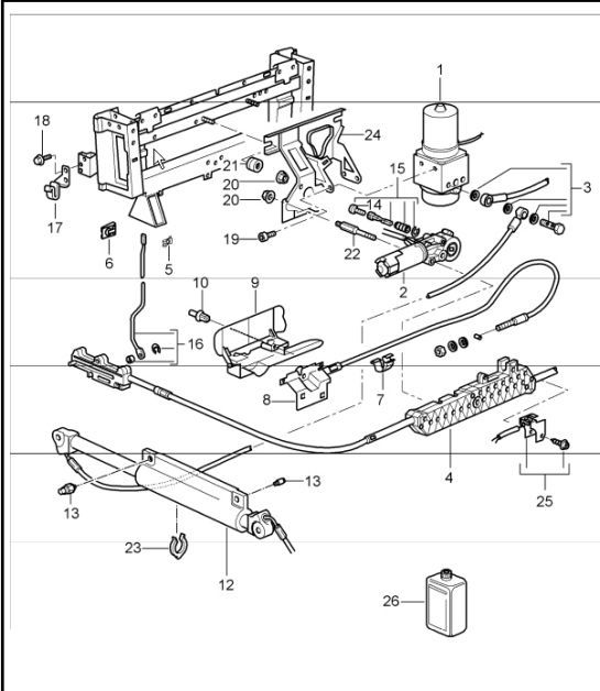 Diagram 811-12 Porsche 928S4 5.0L 1987-92 