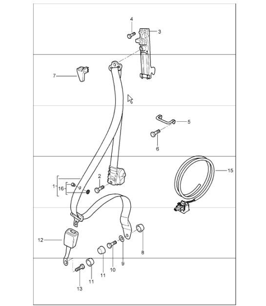 Diagram 812-00 Porsche Cayenne S/GTS 4.8L 2007>> Body