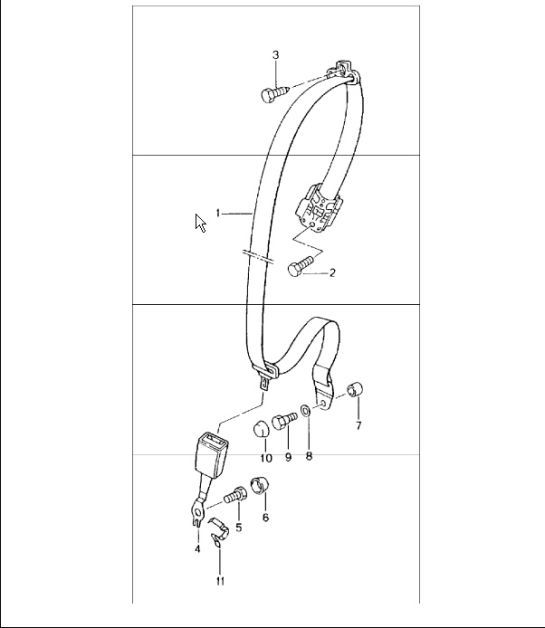 Diagram 812-06 Porsche 996 C4 3.4L 1997-08/01 Body