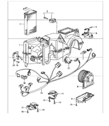 air conditioner single parts 996 M573 (Air Conditioner) 1998-05