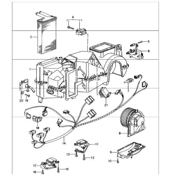 Diagram 813-05 Porsche Cayman 987C/981C (2005-2016) Body