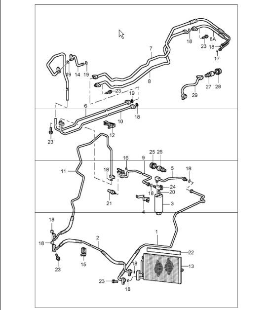 Diagram 813-25 Porsche Cayenne E-Hybrid V6 3.0L V6 340Hp 