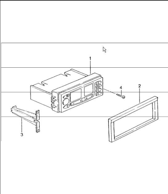 Diagram 813-45 Porsche 996 (911) (1997-2005) Body