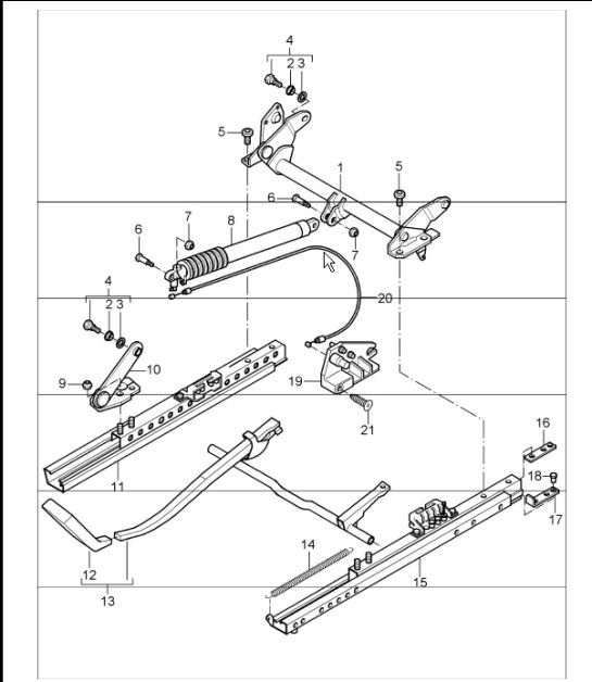 Diagram 817-18 Porsche Boxster 986/987/981 (1997-2016) Body