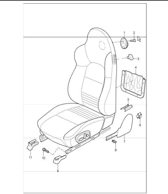 Diagram 817-20 Porsche Boxster 986/987/981 (1997-2016) Body