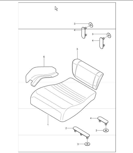 Diagram 817-85 Porsche Boxster 986/987/981 (1997-2016) Body