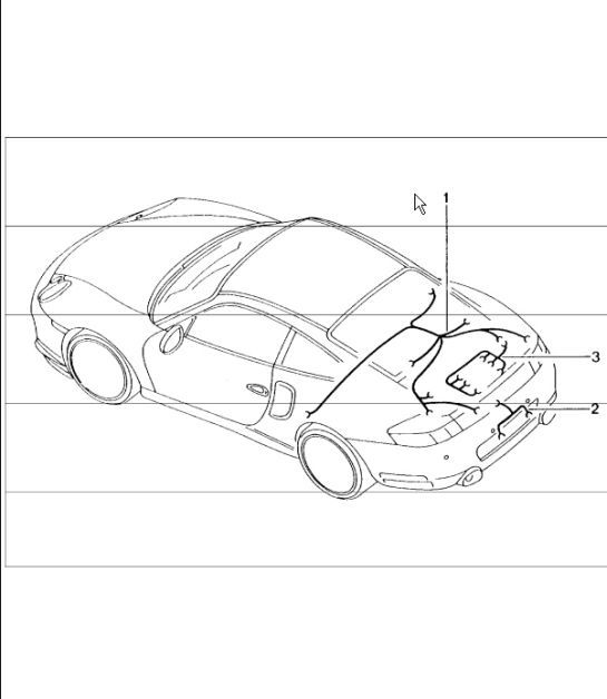 Diagram 902-20 Porsche 996 (911) (1997-2005) Electrical equipment