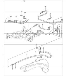 headlight washer system 996 TURBO M288 (Headlamp washer) 2001-05 headlight washer system 996 TURBO M288 (Headlamp washer) 2001-05