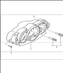 instruments complete 996 TURBO 2001-05