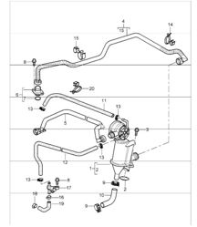 crankcase bleeding 997.1 M96.05 3.6L COUPE / CABRIO 2005-08
