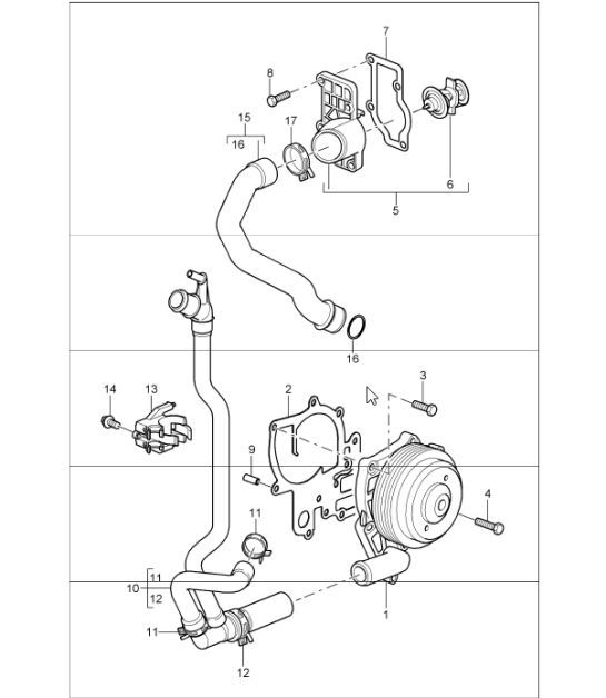 Diagram 105-00 Porsche Cayenne Turbo E-Hybrid Coupe with GT Package V8 4.0 739Hp 