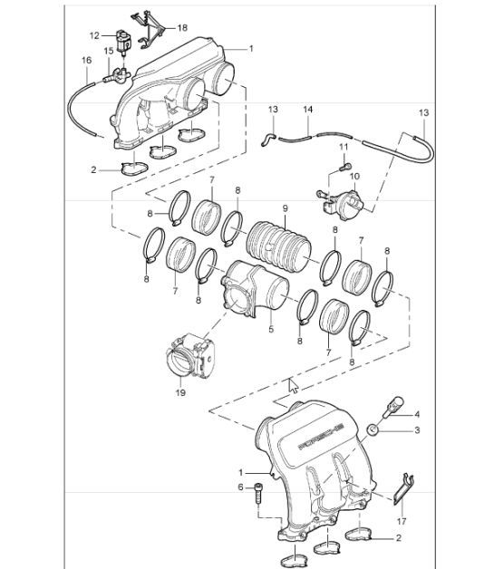 Diagram 107-10 Porsche Cayenne E-Hybrid V6 3.0L 470Hp