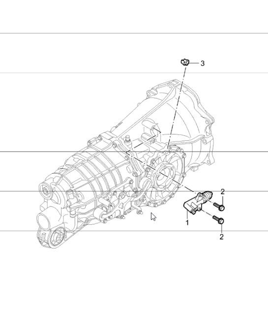 Diagram 301-05 Porsche Cayman 2.7L 987C 2006-08 Transmission