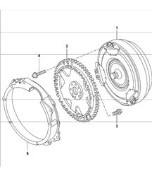 tiptronic: torque converter and drive plate for 997.1 CARRERA C2 A97.01 TIPTRONIC 2005-08 and 997.1 CARRERA C4 A97.31 TIPTRONIC 2006-08