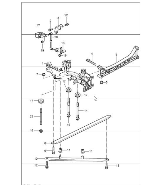 Diagram 501-01 Porsche Taycan (9J1) MK1 2020-2024 