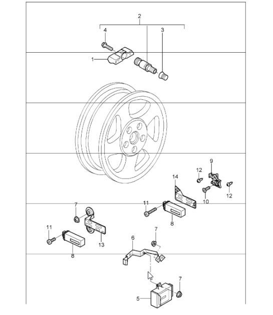 Diagram 601-05 Porsche Taycan (9J1) MK2 2024>> 
