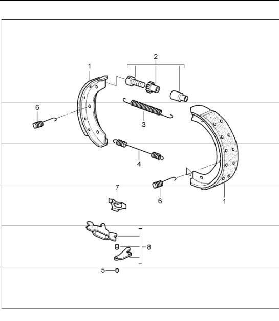 Diagram 603-05 Porsche Cayenne S 4.5L V8 2003>> Wheels, Brakes