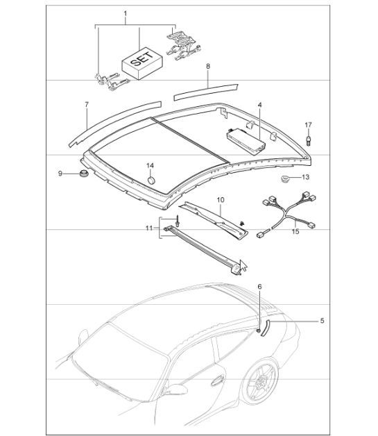Diagram 811-02 Porsche Macan Petrol 2.0L 245Bhp 