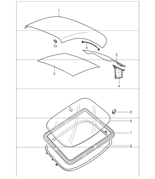 Diagram 811-10 Porsche Panamera 4 2.9L V6 