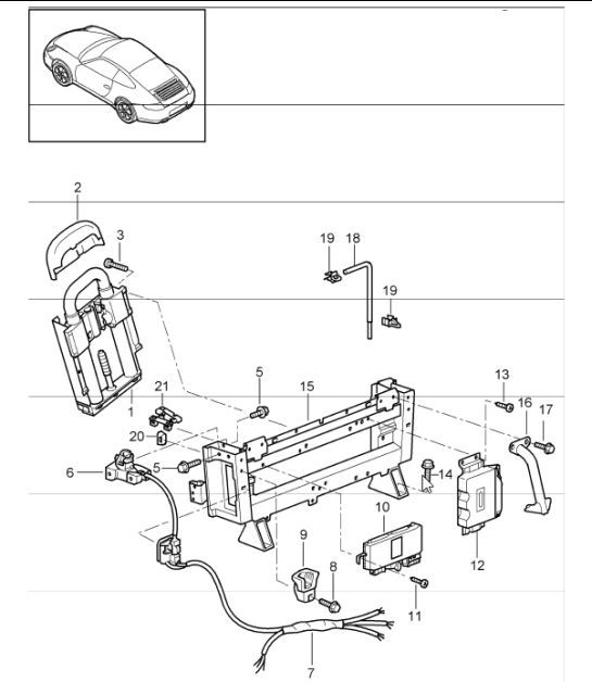 Diagram 811-15 Porsche Cayenne 3.2L V6 2003>> Body