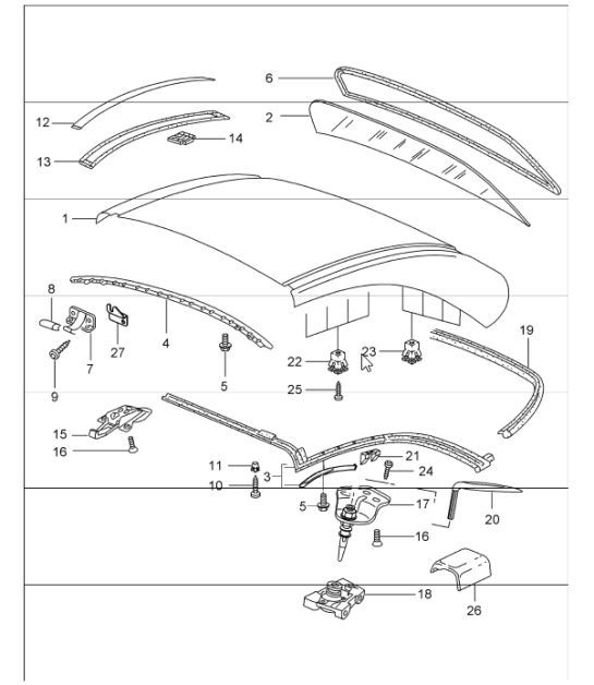 Diagram 811-16 Porsche Taycan (9J1) MK2 2024>> 