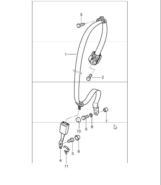 Diagram 812-05 Porsche Taycan (9J1) MK1 2020-2024 