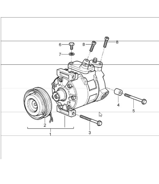 Diagram 813-15 Porsche Cayenne 92A (958) 2010-2017 Body