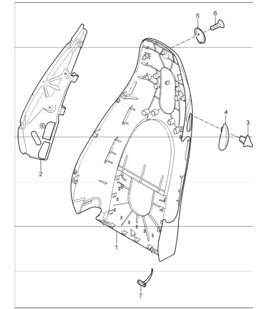 Diagram 817-04 Porsche 997 (911) MK1 2005-2008 Body