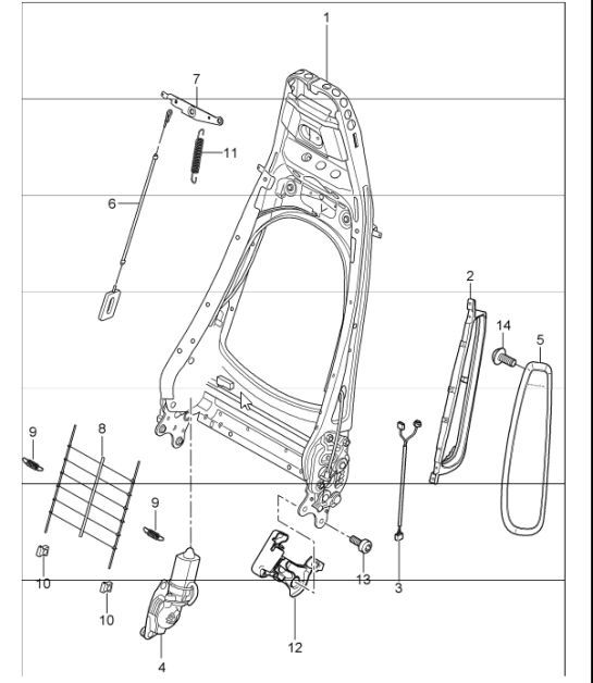 Diagram 817-06 Porsche 997 (911) MK1 2005-2008 Body