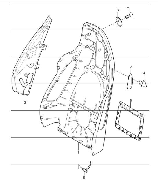 Diagram 817-19 Porsche 996 C2 3.6L 09/01-2005 Body