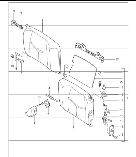 Diagram 817-44 Porsche 991 Turbo Cabriolet 3.8L (540 Bhp) Body