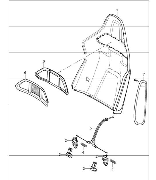 Diagram 817-66 Porsche Macan GTS Petrol 2.9L V6 380Bhp 