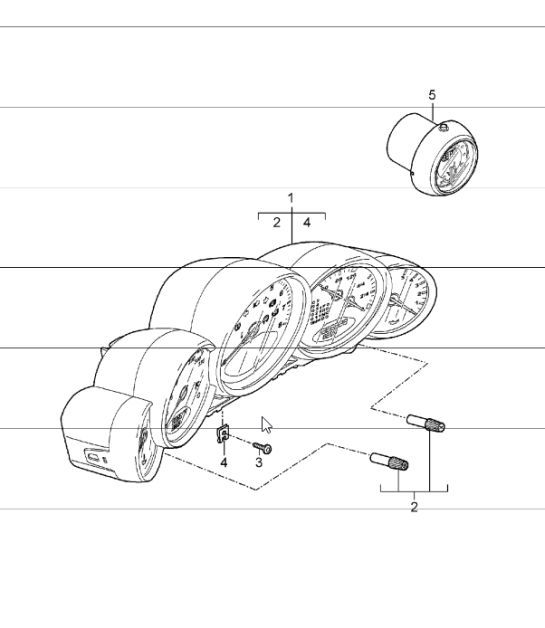 Diagram 906-01 Porsche Cayenne 3.2L V6 2003>> Electrical equipment