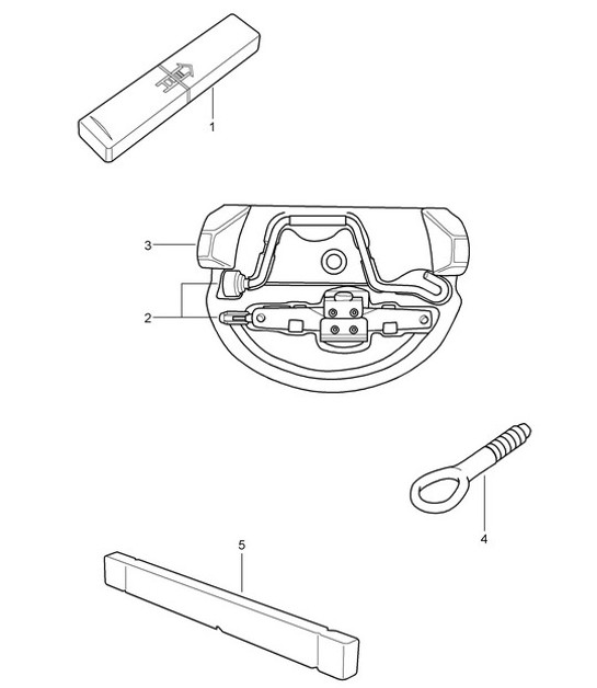 Diagram 001-000 Porsche Cayman 987C/981C (2005-2016) Accessories & others 
