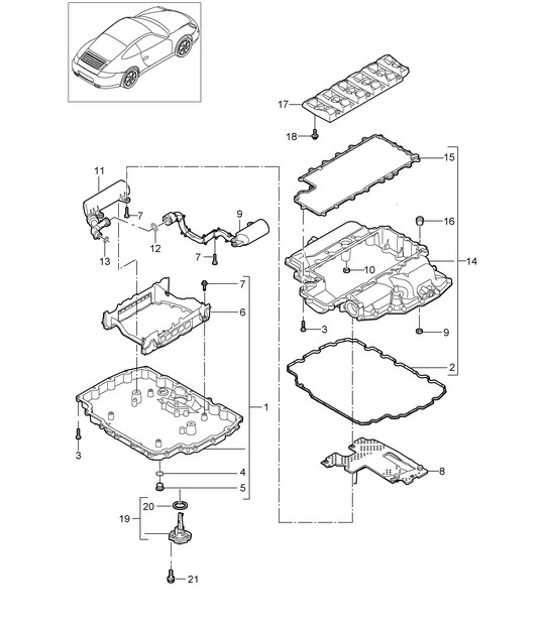 Diagram 104-002 Porsche Taycan (9J1) MK1 2020-2024 