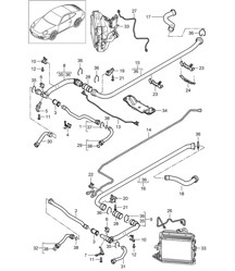 Refrigeración por agua - 2 - (A101,A102) 997.2 Carrera 3.6L / 3.8L 2009-12