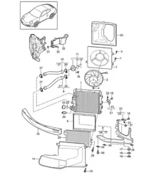 Water cooling - 3 - (A101,A102) 997.2 Carrera 3.6L / 3.8L 2009-12
