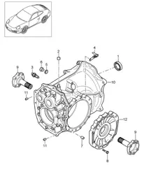 Boîte de vitesses manuelle / Pièces détachées - G9705,G9735 - 997.2 Carrera 2009-12