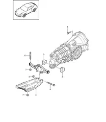 Getriebeaufhängung Schraubgelenk Motor 997.2 2009-2012