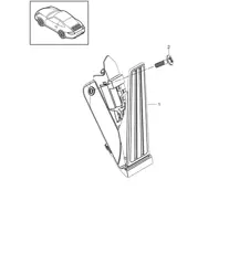 Pedales control acelerador 997.2 carrera 2009-12