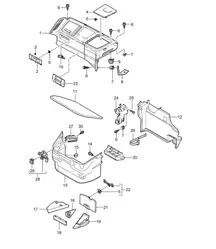 Vano bagagli 997.2 Carrera 4 2009>>