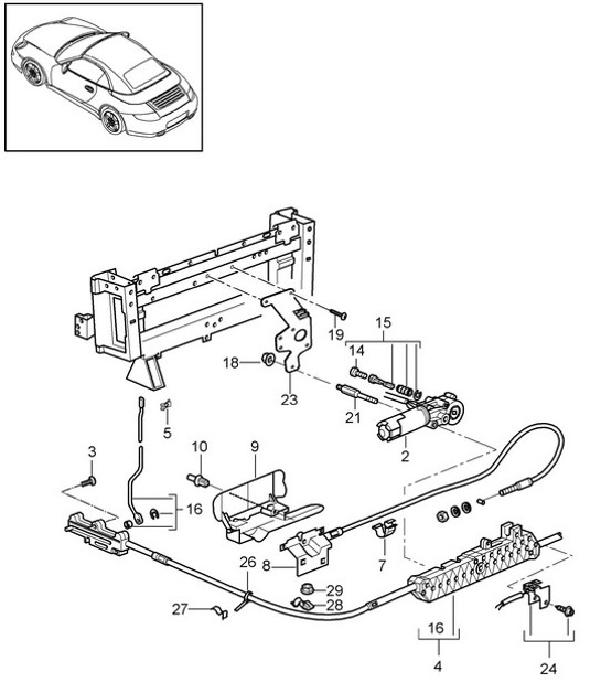 Diagram 811-050 Porsche Cayman 718C (982C) 2017>> Body