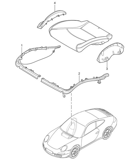 Diagram 817-024 Porsche Cayenne 3.6L 2007>> Body