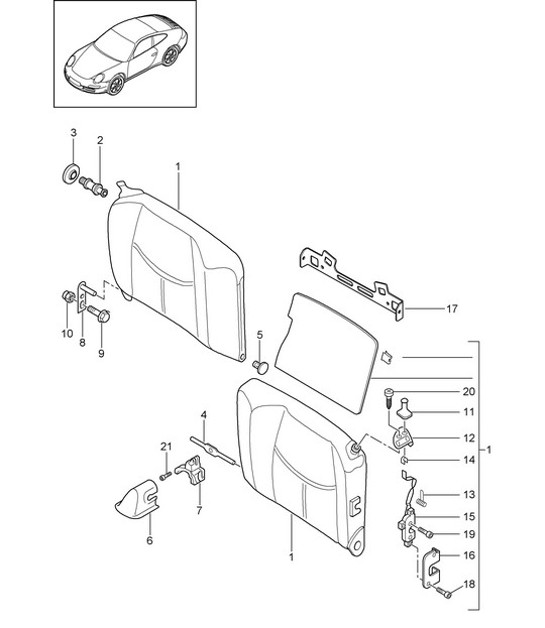 Diagram 817-044 Porsche 928GTS 5.4L 1992-95 