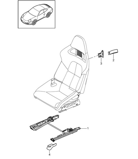 Diagram 817-060 Porsche Cayman S 3.4L 987C 2005-08 Body