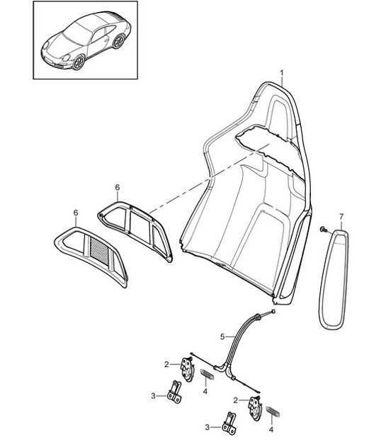 Diagram 817-066 Porsche 928 (1978-1995) 