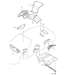 Karosserie / Schalldämmung - COUPE / TARGA - 997.2 Carrera 2009-12