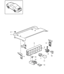 Zentralelektrik / Heck 997.2 Carrera 2009-12