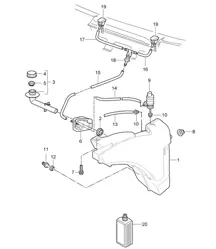 Scheibenwaschanlage 997.2 Carrera 2009-12