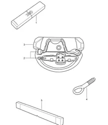 Cric à outils 997.2 Turbo / GT2 RS 2010-13